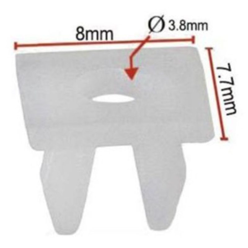 Hongu 240 PZ Rivetto Clip di Fissaggio multiuso per auto in plastic...