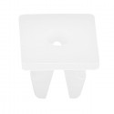 240 PZ Rivetto Clip di Fissaggio multiuso per auto in plastica bianco 8 x 7,7mm