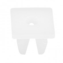 240 PZ Rivetto Clip di Fissaggio multiuso per auto in plastica bianco 8 x 7,7mm