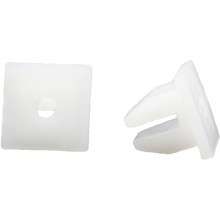 240 PZ Rivetti Clip di Fissaggio multiuso per auto in plastica bianco 15,8x14mm