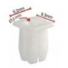 Hongu 240 PZ Rivetti Clip di Fissaggio multiuso per auto in plastic...