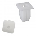 240 PZ Rivetti Clip di Fissaggio multiuso per auto in plastica bianco 9,2x9,3mm