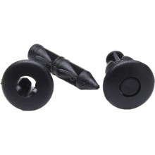 240 PZ Rivetti Clip di Fissaggio multiuso per auto moto in plastica nero 8x6 mm