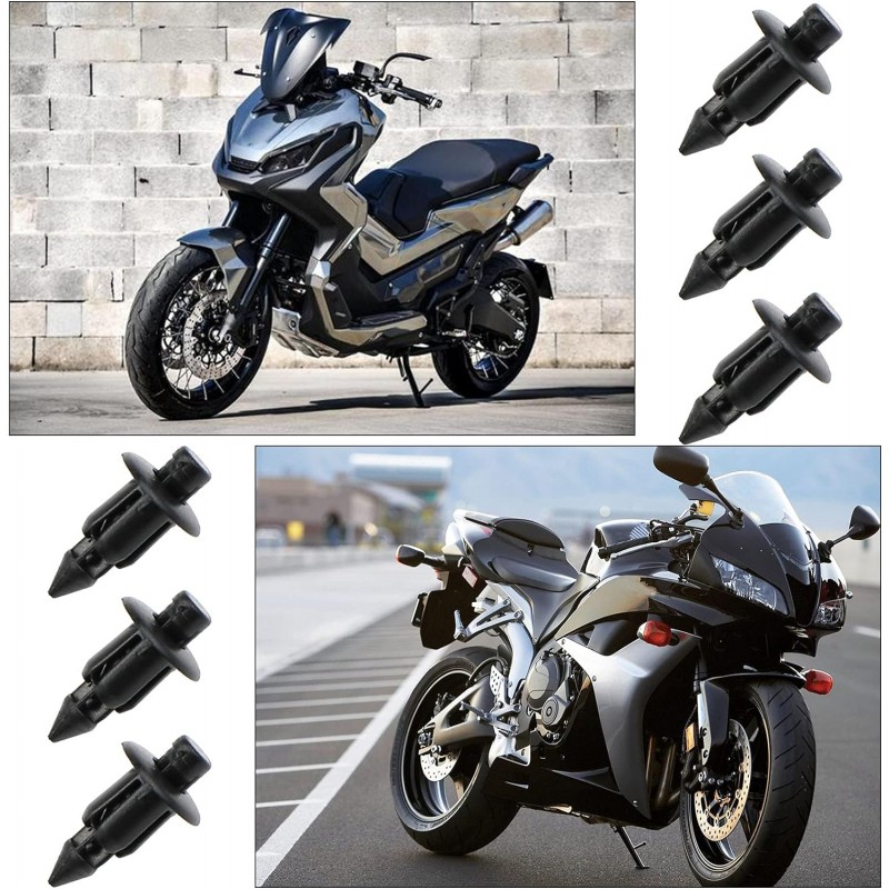Hongu 240 PZ Rivetti Clip di Fissaggio multiuso per auto moto in pl...