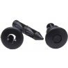 Hongu 240 pezzi Rivetto Clip in plastica di Fissaggio Nero per auto...