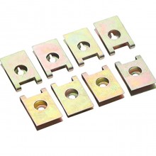 240 Pezzi Dadi a U Clip Di Fissaggio per Auto Carrozzeria in Metallo 20,5x13,5mm