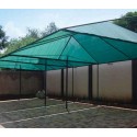 Telo ombreggiante 85% rete ombra verde frangisole frangivista oscurante 1x10 mt
