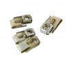 Hongu 120 Dado Zincato a Molla Clip di fissaggio per Auto Moto in m...