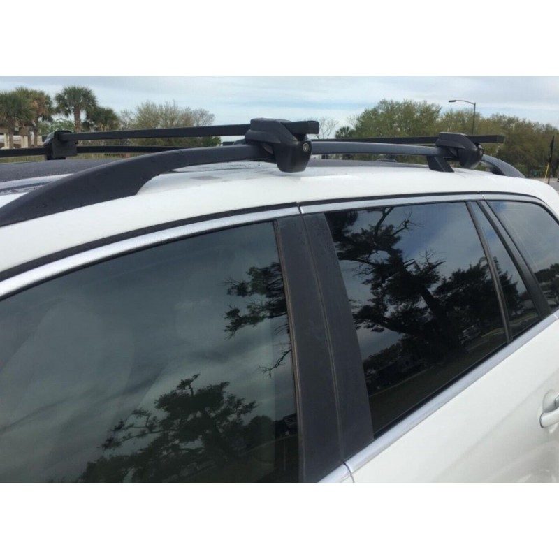 Generico Barre portapacchi portatutto universali auto con chiave se...