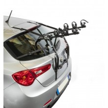 Portabici Posteriore Universale fino a 3 Bici In Acciaio cinghie e tiranti Nero