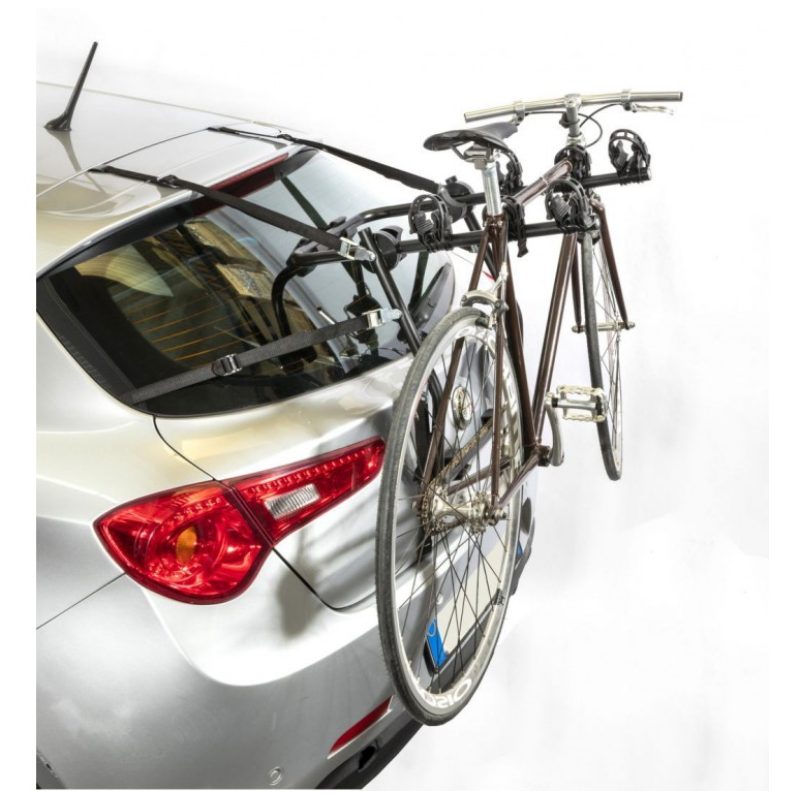 Portabici Posteriore Universale fino a 3 Bici In Acciaio cinghie e ...
