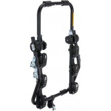 Portabici Posteriore Universale fino a 3 Bici In Acciaio cinghie e tiranti Nero