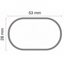 Barre portapacchi portatutto universali auto con serratura antifurto 110cm G3