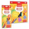 Harty Pastelli Matite colorate confezione da 12/24 Colori misti ast...