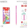 Harty Matite colorate colori pastello formato da 12/24 assortiti di...