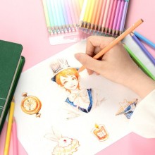 Matite colorate colori pastello formato da 12/24 assortiti disegno bambini