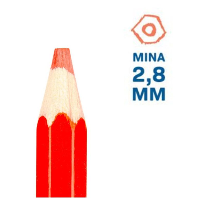 Harty Matita bicolore Rosso Blu colorata 2 colori fine 24 PZ scuola...