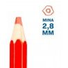 Harty Matita bicolore Rosso Blu colorata 2 colori fine 24 PZ scuola...
