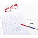 Matita bicolore Rosso Blu colorata 2 colori fine 24 PZ scuola ufficio mina 2,8mm