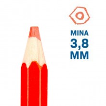 Matita bicolore Rosso Blu colorata 2 colori Media 24 PZ scuola ufficio  3,8 mm