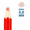 Harty Matita bicolore Rosso Blu colorata 2 colori Maxi 24 PZ scuola...