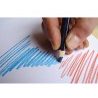 Harty Matita bicolore Rosso Blu colorata 2 colori Maxi 24 PZ scuola...