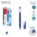 12 Penne a sfera Gel Penna a Inchiostro Sfera 0.5 mm fine rosso/blu/nero scuola
