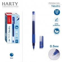 12 Penne a sfera Gel Penna a Inchiostro Sfera 0.5 mm fine rosso/blu/nero scuola