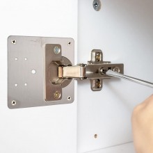 Piastra di Riparazione per Cerniere piastre con viti 20 PEZZI per Armadi Mobili