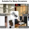 WeHome Kit 20 PZ piastra di riparazione 9x5cm cerniere di armadio p...