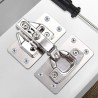 WeHome Kit 20 PZ piastra di riparazione 9x5cm cerniere di armadio p...