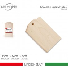 Tagliere rettangolare in legno di Faggio salumi formaggi vassoio varie misure