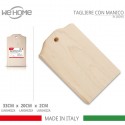 Tagliere rettangolare in legno di Faggio salumi formaggi vassoio varie misure