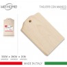 WeHome Tagliere rettangolare in legno di Faggio salumi formaggi vas...