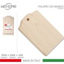 Tagliere rettangolare in legno di Faggio salumi formaggi vassoio varie misure