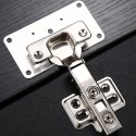 Kit di staffe piastra di riparazione 20 PZ cerniere x armadietti con foro e viti