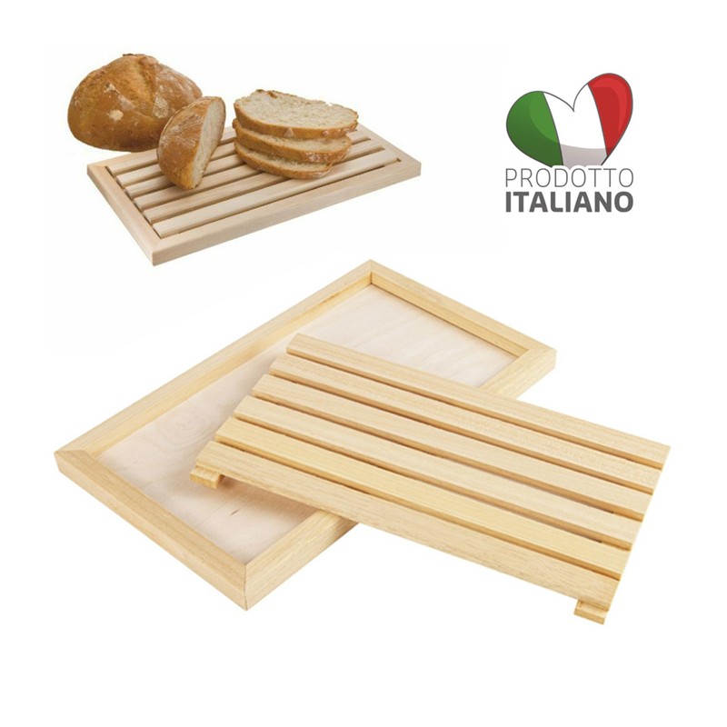 Tagliere rettangolare in legno di Faggio salumi formaggi vassoio varie misure