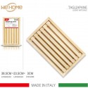 Tagliere rettangolare in legno di Faggio salumi formaggi vassoio varie misure