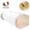 Portarotolo cucina da parete in legno + rotolo omaggio porta carta ...