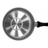WeHome Padella bassa antiaderente 18 20 22 24 26 28 30 cm in allumi...