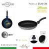 WeHome Padella bassa antiaderente 18 20 22 24 26 28 30 cm in allumi...