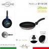 WeHome Padella bassa antiaderente 18 20 22 24 26 28 30 cm in allumi...