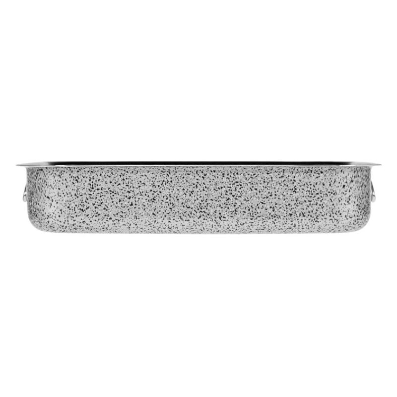 WeHome Teglia per pizza forno rettangolare antiaderente in allumini...