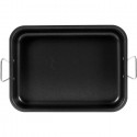 Teglia per pizza forno rettangolare antiaderente in alluminio 25x17x5,5cm dolci