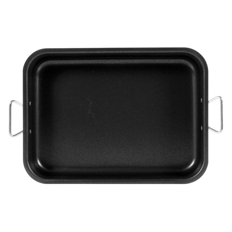 WeHome Teglia per pizza forno rettangolare antiaderente in allumini...