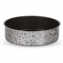 Teglia da forno tonda antiaderente in alluminio tortiera da 28 cm stampo dolci