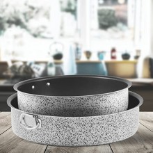 Teglia da forno tonda antiaderente in alluminio tortiera da 28 cm stampo dolci