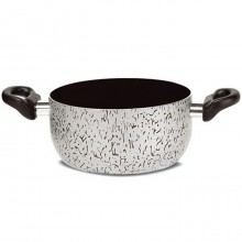 Casseruola in alluminio pentola antiaderente tonda 18 cm made in Italy cucina