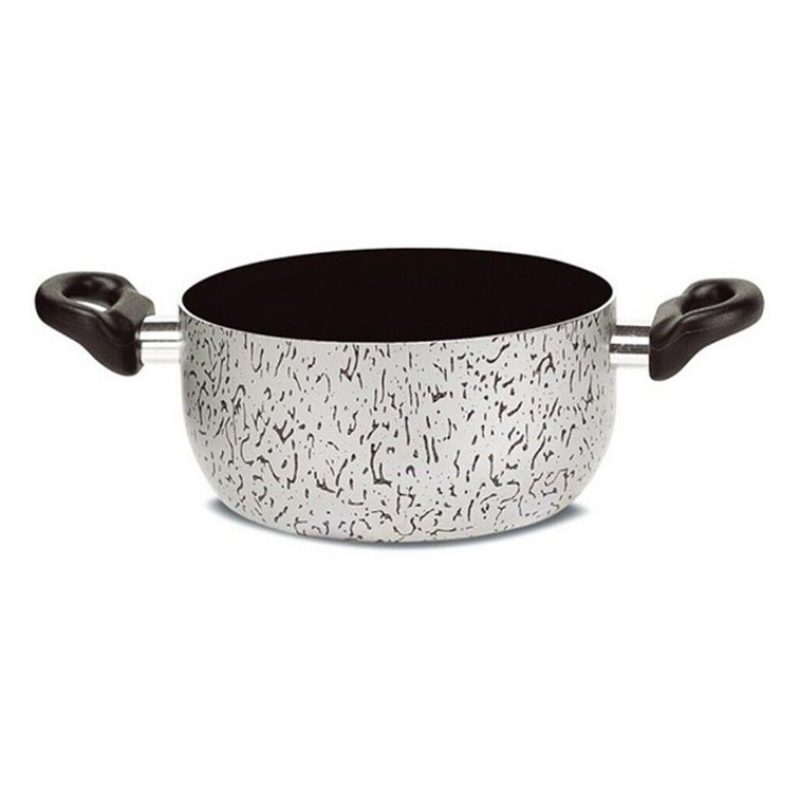 WeHome Casseruola in alluminio pentola antiaderente tonda 22 cm mad...