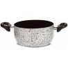 WeHome Casseruola in alluminio pentola antiaderente tonda 22 cm mad...
